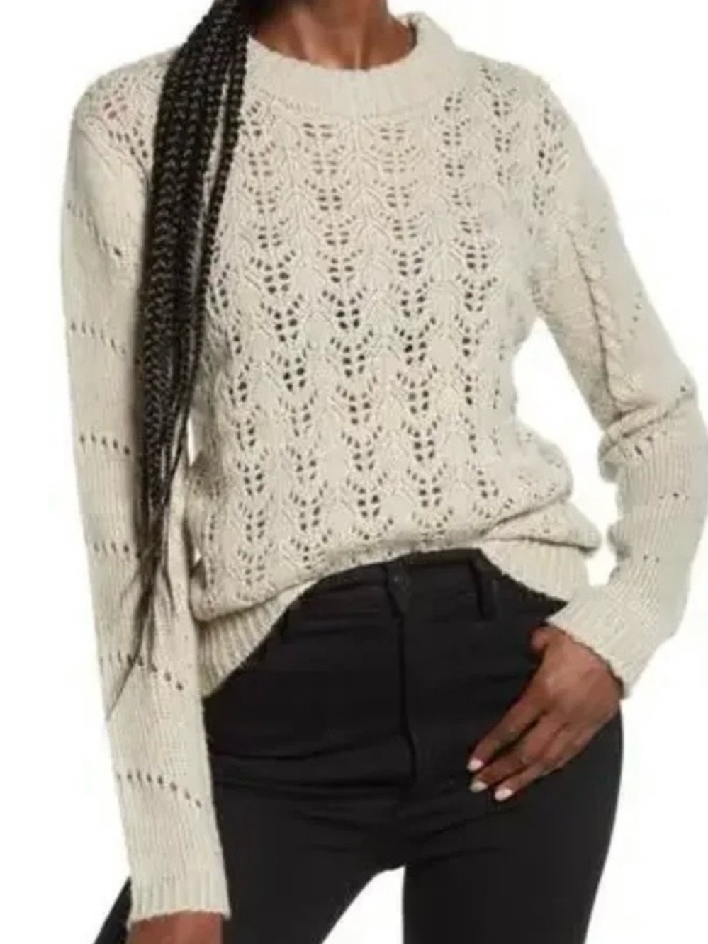 Shopbop English Factory Fuzzy Knit Sweater size XS new with tags